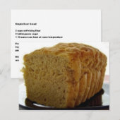 シンプルビールパンレシピ ポストカード (正面/裏面)