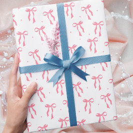 シンプルピエレガントッモダンク弓パターン ラッピングペーパー