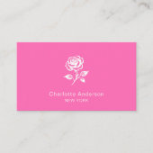 シンプルピエレガントンク&バラカスタム 名刺 (正面)