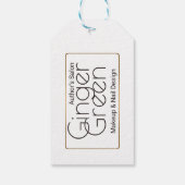 シンプルピエレガントンク《写真》ぼけ味 ギフトタグ (裏面)