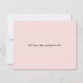 シンプルピミニマルクモダン ノートカード (裏面)