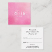 シンプルピモダンンクグリッター 紹介カード (正面/裏面)