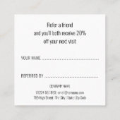 シンプルピモダンンクグリッター 紹介カード (裏面)