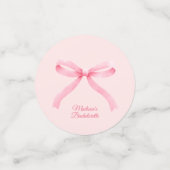 シンプルピンクボウガーリーコケットバチェロレッテ コンフェッティ (スモール正面)