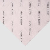 シンプルピンクミニマルカスタムロゴ 薄葉紙 (詳細)