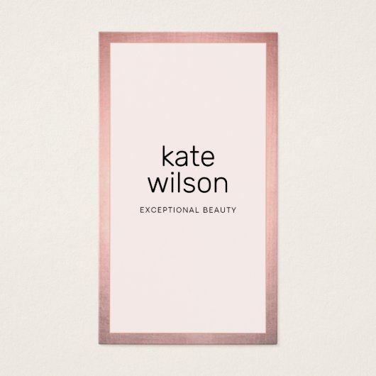 シンプルピンクモダンバラ金ゴールド縁ど (正面)