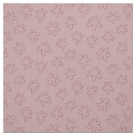 シンプルピンク抽象芸術手描き花 ファブリック