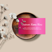 シンプルピンク色グラデーシフェミニンョン 名刺