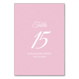 シンプルピンク テーブルナンバー