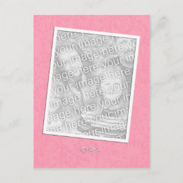 シンプルピンク ポストカード