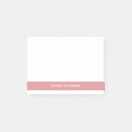 シンプルピンミニマルクモダン色ブロック ポストイット