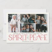 シンプルピースフォトグリーンレッド シーズンカード (正面)