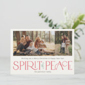 シンプルピースフォトレッドグリーン シーズンカード (スタンド正面)