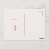 シンプルピーターザラビットバジェット招待状 ポストカード (裏面)