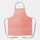 シンプルピーチウォーターカラーシェフ エプロン (正面)