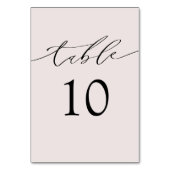 シンプルピ結婚ンク表 テーブルナンバー (裏面)