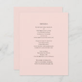 シンプルピ結婚ンク詳細 エンクロージャーカード (正面/裏面)