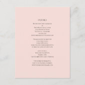 シンプルピ結婚ンク詳細 エンクロージャーカード (正面)