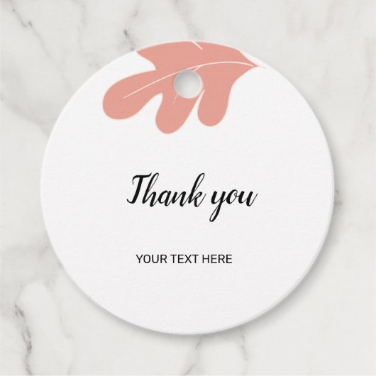 シンプルピ離れック感謝していラベル フェイバータグ (正面)