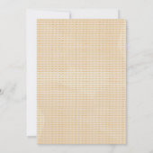 シンプルファーストトリップのまわりにザサンファースト誕生日 招待状 (裏面)