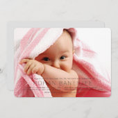 シンプルファーストライセレモニーアンナラシャン招待状 招待状 (正面/裏面)