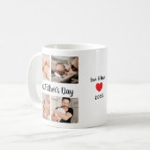シンプルファースト父の日カスタム写真8 コーヒーマグカップ (正面左)