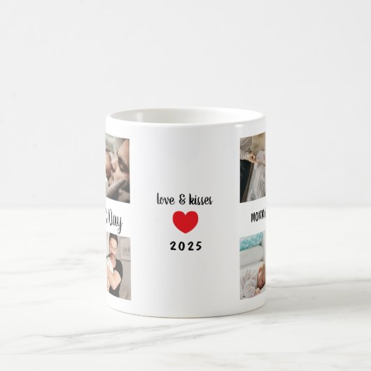 シンプルファースト父の日カスタム写真8 コーヒーマグカップ (中央)