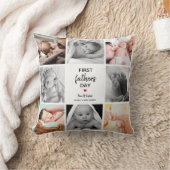 シンプルファースト父の日写真コラージュ |パパ クッション (ブランケット)