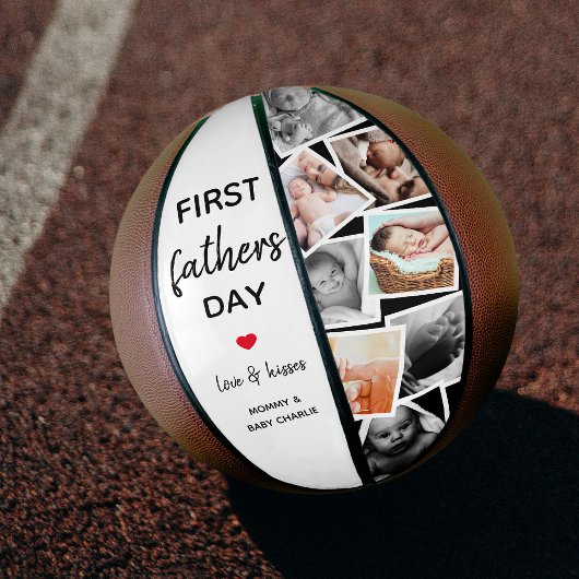 シンプルファースト父の日写真コラージュ |パパ バスケットボール