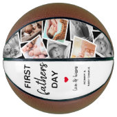 シンプルファースト父の日写真コラージュ |パパ バスケットボール (正面)