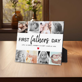シンプルファースト父の日写真コラージュ |パパ フォトプラーク