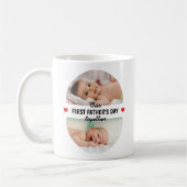 シンプルファースト父の日Egg-インスパイア4写真 コーヒーマグカップ (左)