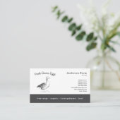 シンプルファームフレッシュガースエッグ 名刺 (スタンド正面)