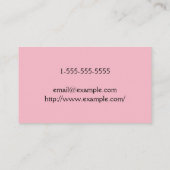 シンプルフィットネス簡易馬車名刺 名刺 (裏面)