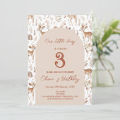 シンプルフェアリー子供の誕生日パーティー 招待状 (スタンド正面)