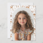 シンプルフェアリー子供の誕生日パーティー 招待状 (裏面)