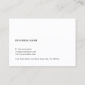 シンプルフェイクエレガント石の弁護士 名刺 (裏面)