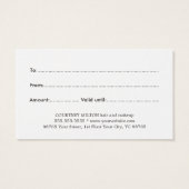 シンプルフェイクエレガント銀美しいサロン (裏面)