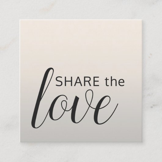 シンプルフェイクエレガント銀美しいサロン 紹介カード (正面)