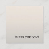 シンプルフェイクエレガント銀美しい 紹介カード (正面)