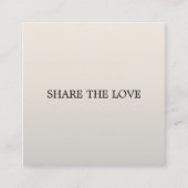 シンプルフェイクエレガント銀美しい 紹介カード (正面)