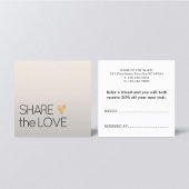 シンプルフェイクエレガント銀金ゴールドハート 紹介カード