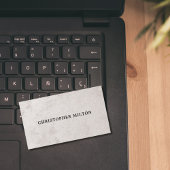 シンプルフェイクエレガントStone Texture Consultant 名刺