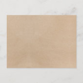 シンプルフェイククラフト書道タイムカプセルカード アドバイスカード (裏面)