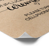 シンプルフェイククラフト開栓式サイン ポスター (角)