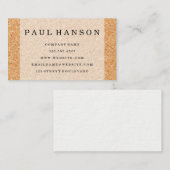 シンプルフェイクコルクの背景 名刺 (正面/裏面)