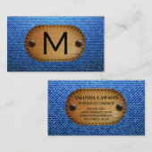 シンプルフェイクコルクプリント 名刺 (正面/裏面)