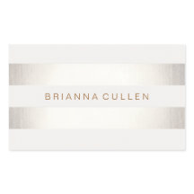 シンプルフェイクスタイリッシュ銀と白ストライプの