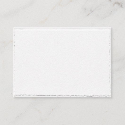 シンプルフェイクテンプレート結婚ズ プレイスカード (正面)