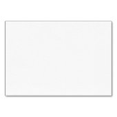 シンプルフェイクテンプレート表カード テーブルナンバー (裏面)